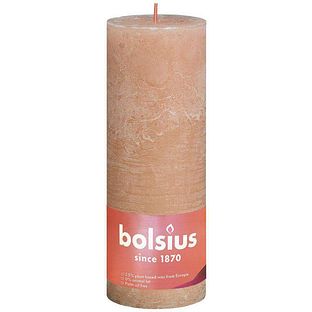 Bolsius Rustiek Stompkaars Misty Pink 190/68 1ST