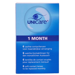 Unicare 1 Month 6 Zachte Contactlenzen -5.25 6ST