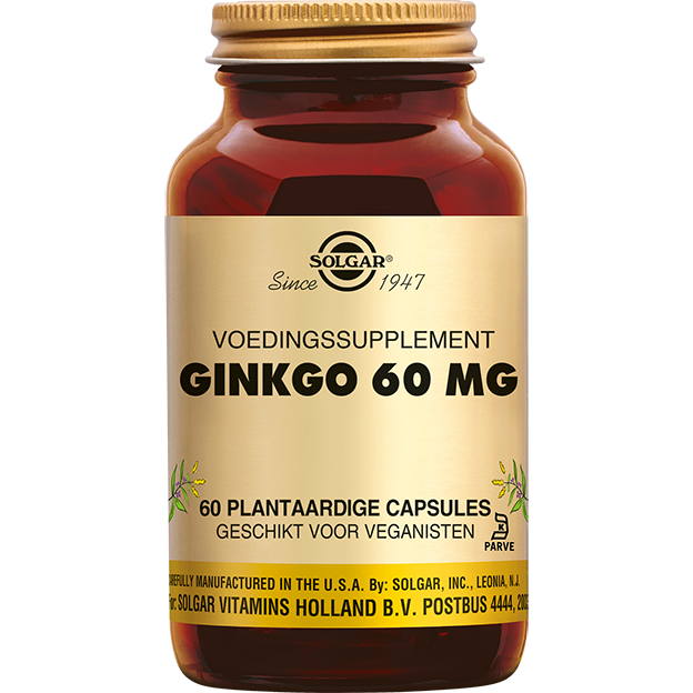 Solgar Ginkgo 60 mg Capsules 60VCP