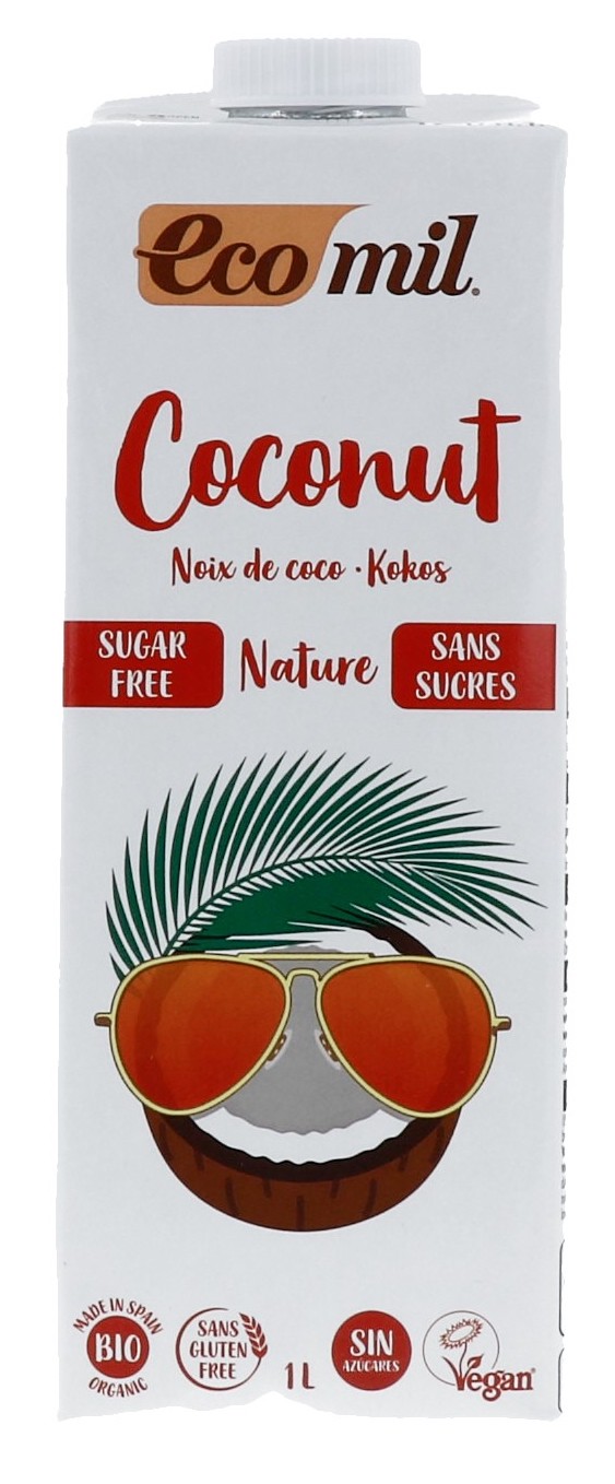 EcoMil Nature Suikervrij Bio Kokosmelk afbeelding