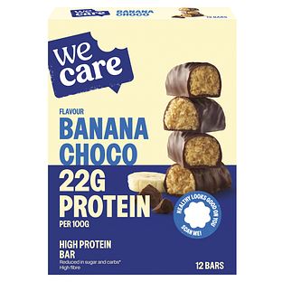 WeCare Banana Choco High Protein Bar 372GR