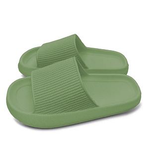Lucovitaal Badslippers Groen 39-40 2PR