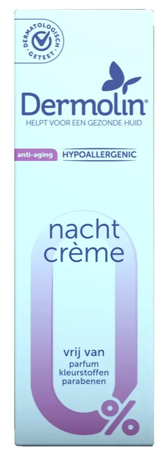 Dermolin Anti-Aging Hypoallergenic Nachtcr&egrave;me