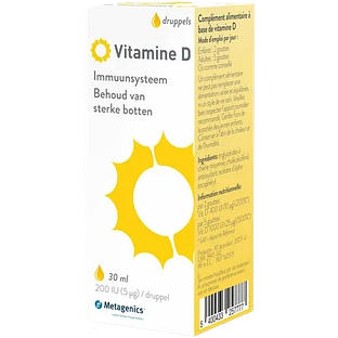 Metagenics Vitamine D Druppels 30ML Metagenics Vitamine D Druppels 30ML