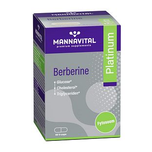 MannaVital Berberine Platinum Capsules 60VCP MannaVital Berberine Platinum Capsules 60VCP