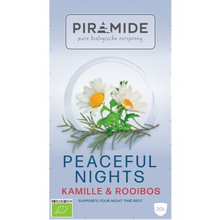 Piramide Peaceful Nights Kamille & Rooibos Thee 20ZK