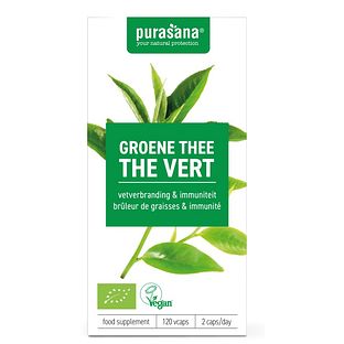 Purasana Groene Thee Capsules 120VCP