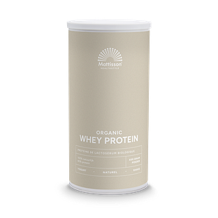 Mattisson HealthStyle Biologische Wei Proteïne Naturel 450GR