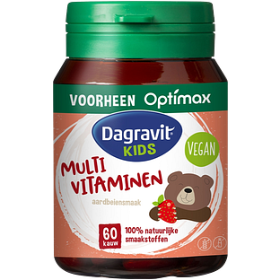 Dagravit Kids Multivitaminen Kauwtabletten Aardbeien 60KTB