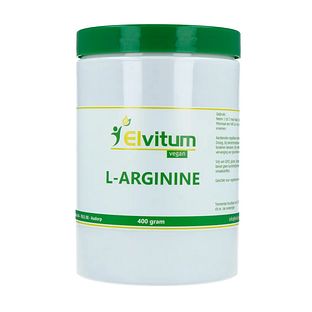 Elvitum L-Arginine Poeder 400GR Elvitum L-Arginine Poeder 400GR