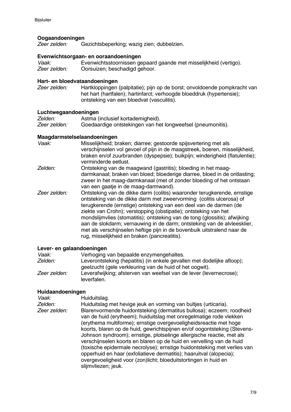 K 12,5 mg pijnstiller Filmomhulde Tabletten Diclofenac-Kalium afbeelding van document #7, leaflet