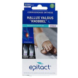Epitact Hallux Valgus Knobbel Corrigerende Orthese Nacht Maat 42-45 1ST