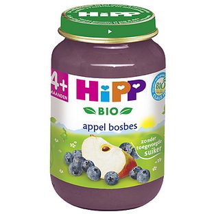 HiPP 4M+ Appel Bosbes