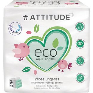 Attitude Eco Wipes Navul 3-pack 216ST Attitude Eco Wipes Navul 3-pack 216ST