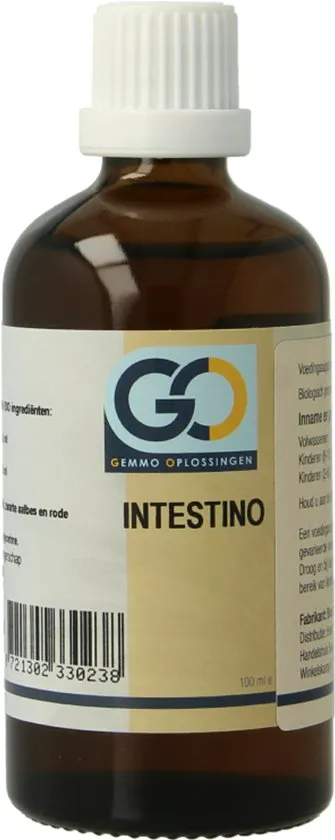 GO Gemmo Oplossingen Intestino Bio Tinctuur