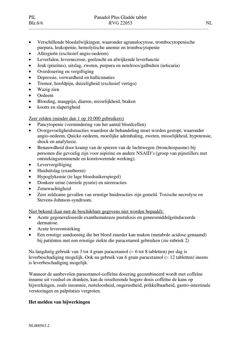 Plus Tabletten Glad afbeelding van document #6, leaflet