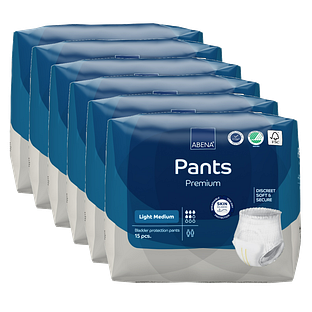 Abena Pants Light Medium - Multiverpakking 6x15ST