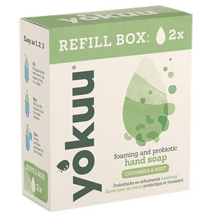 Yokuu Handzeep Cucumber Mint Refill Box 2ST