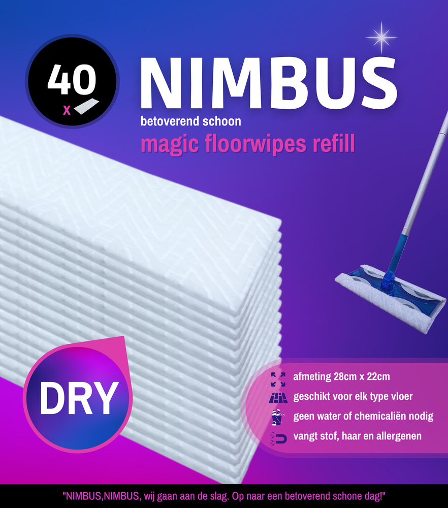 Nimbus Magic Floorwipes Refill afbeelding