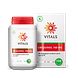 Vitals Ubiquinol 100mg Softgels 150CP verpakking met pot Vitals Ubiquinol 100mg Softgels 150CP verpakking met pot