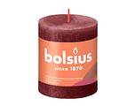 Bolsius Rustieke Stompkaars Velvet Red 80/68 1ST