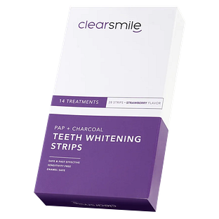 ClearSmile PAP+ Charcoal Teeth Withening Strips 14ST