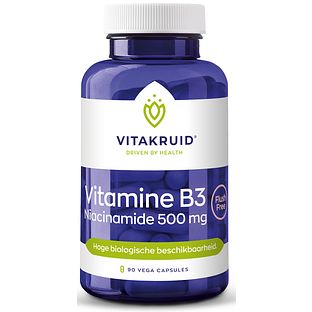 Vitakruid Vitamine B3 Niacinamide 500 mg Flush Free 90CP Vitakruid Vitamine B3 Niacinamide 500 mg Flush Free 90CP