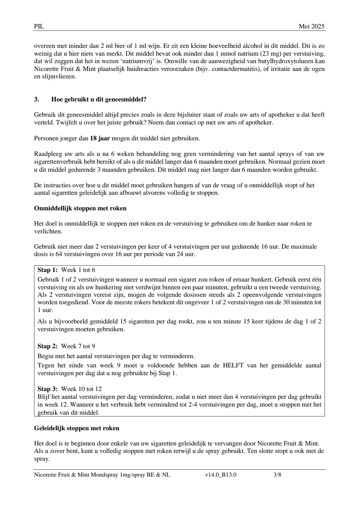 Fruit & Mint Mondspray afbeelding van document #3, leaflet