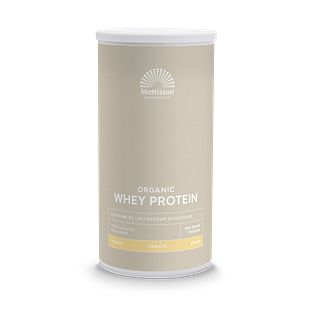 Mattisson HealthStyle Biologische Wei Proteïne Vanille 450GR