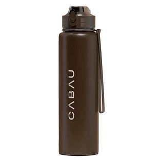 Cabau Bloom Bottle Stainless Steel Chocolate 1ST