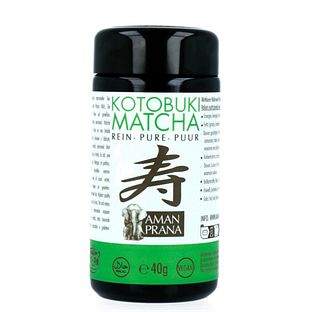 Aman Prana Kotobuki Matcha Puur Bio 40GR Aman Prana Kotobuki Matcha Puur Bio 40GR