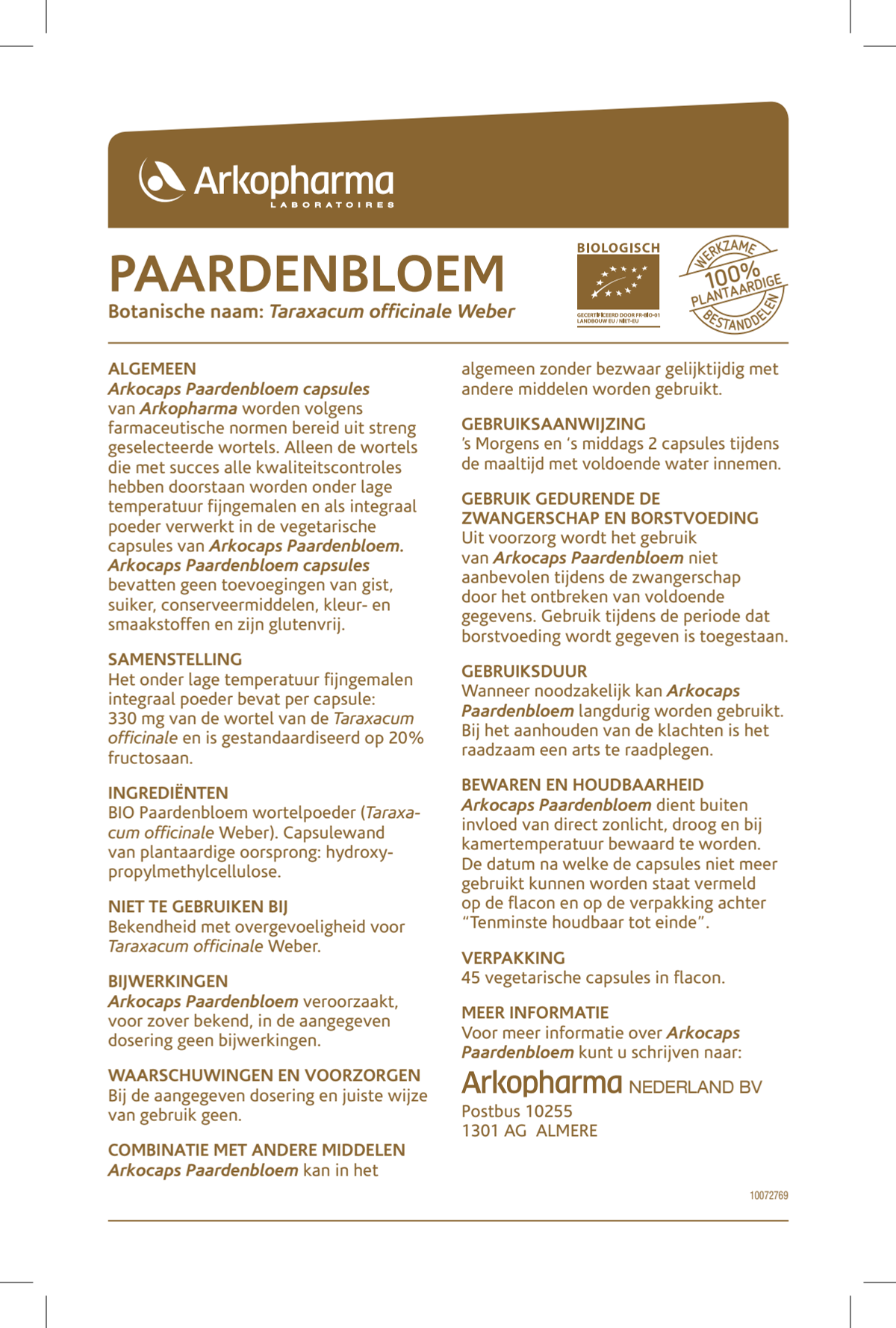 Paardebloem Capsules afbeelding van document #1, instructions