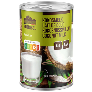 Nutribel Rauwe Kokosmelk 400ML Nutribel Rauwe Kokosmelk 400ML