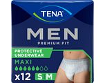 TENA Men Premium Fit Pants Level 4 S/M 12ST
