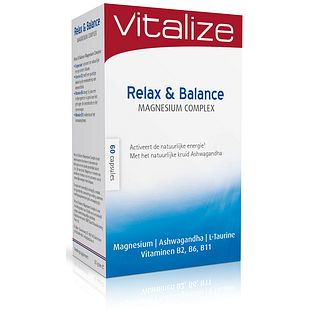 Vitalize Magnesium Relax Balance Capsules 60CP