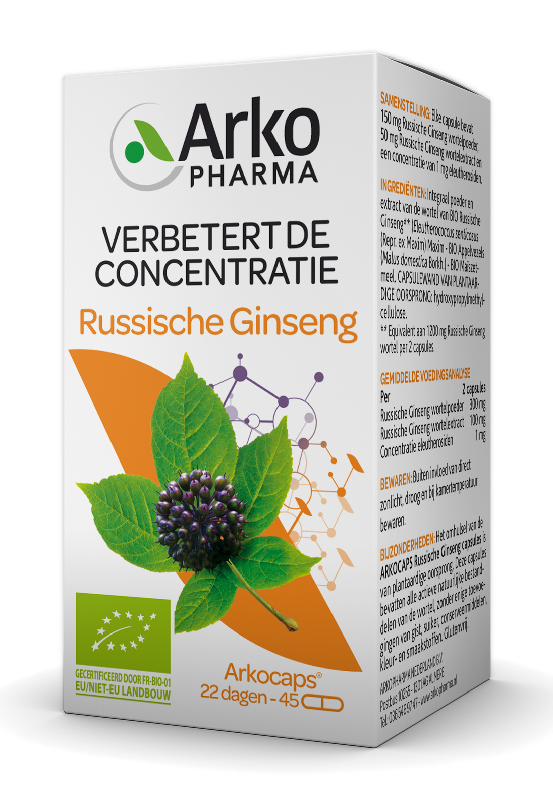 Arkocaps Russische Ginseng Capsules 45CP