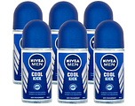 Nivea Men Cool Kick Roll-on Voordeelverpakking 6x50ML