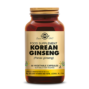 Solgar Ginseng Korean Capsules 50VCP