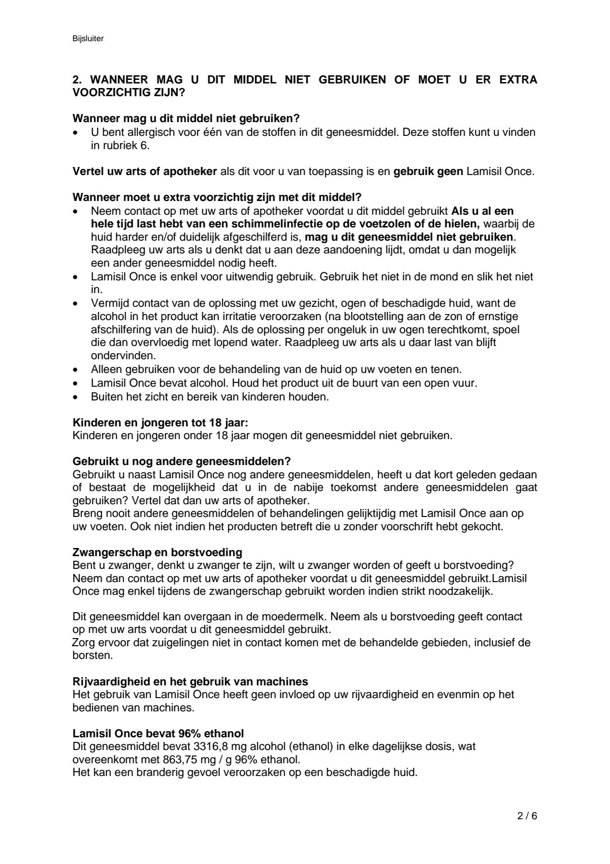 Once 1% Voetschimmelbehandeling afbeelding van document #2, leaflet