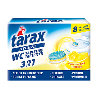 Tarax WC Tabletten 3 in 1 200GR Tarax WC Tabletten 3 in 1 200GR