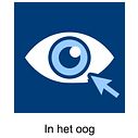 In het oog
