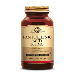 Solgar Pantothenic Acid (Pantotheenzuur) 550 mg Capsules 50VCP Solgar Pantothenic Acid (Pantotheenzuur) 550 mg Capsules 50VCP