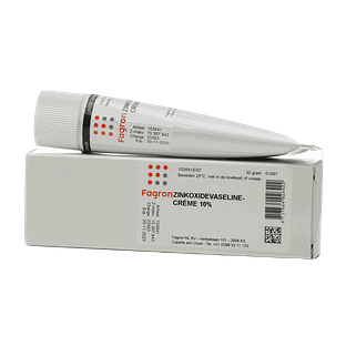 Fagron Zinkoxidevaselinecrème 10% 30GR