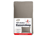 Lucovitaal Kussensloop Bamboe Taupe 50x70cm 1ST