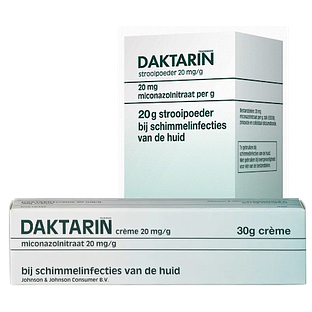 Daktarin 20mg Miconazol Crème (30GR) en Strooipoeder 2ST