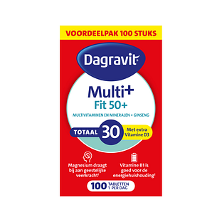 Dagravit Vitaal 50+ Totaal 30 Tabletten 100TB
