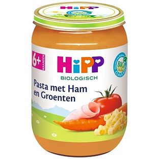 HiPP 6M+ Pasta met Ham en Groenten