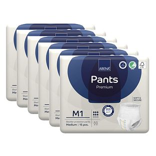 Abena Pants Premium M1 - Multiverpakking 6x15ST