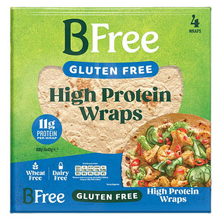 BFree Gluten Free High Protein Wraps 4ST