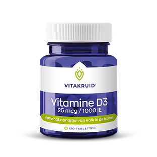Vitakruid Vitamine D3 25 mcg / 1000 IE 120TB